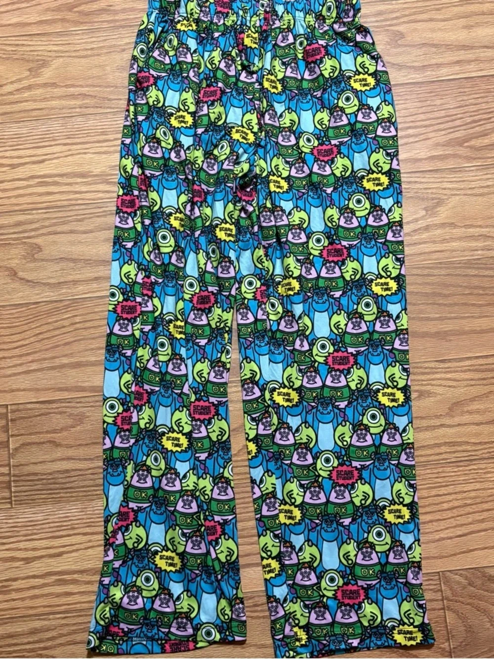 Disney Pixar Monsters University Pajama Pants Women’s Medium Colorful Lounge - Picture 2 of 7